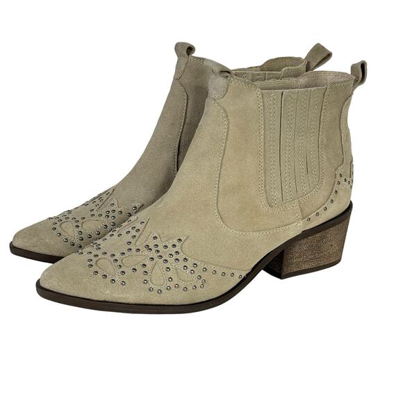 Matisse x Amuse Society Women's Boot 8.5 Back Stage Stud Shortie Bootie Western - Picture 1 of 12